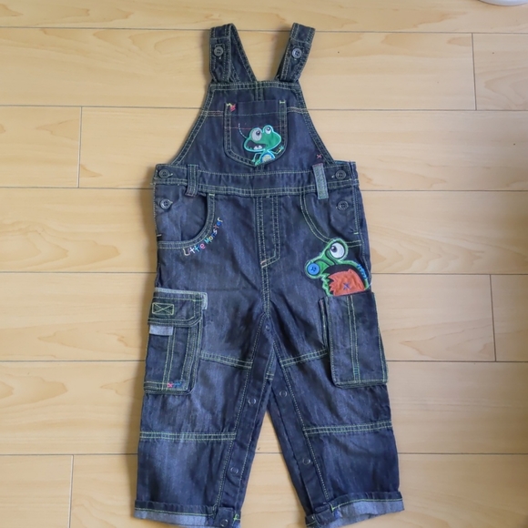 NEW with Tags Next 2Pc Shirt/Denim Jumper 1.5 - 2 Years - Picture 3 of 13